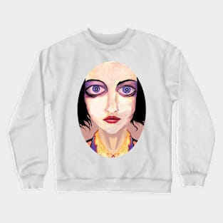 girl painting Crewneck Sweatshirt